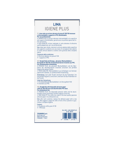 LIMA IGENE + CON 50PZ 100 WHITE TECNIWORK