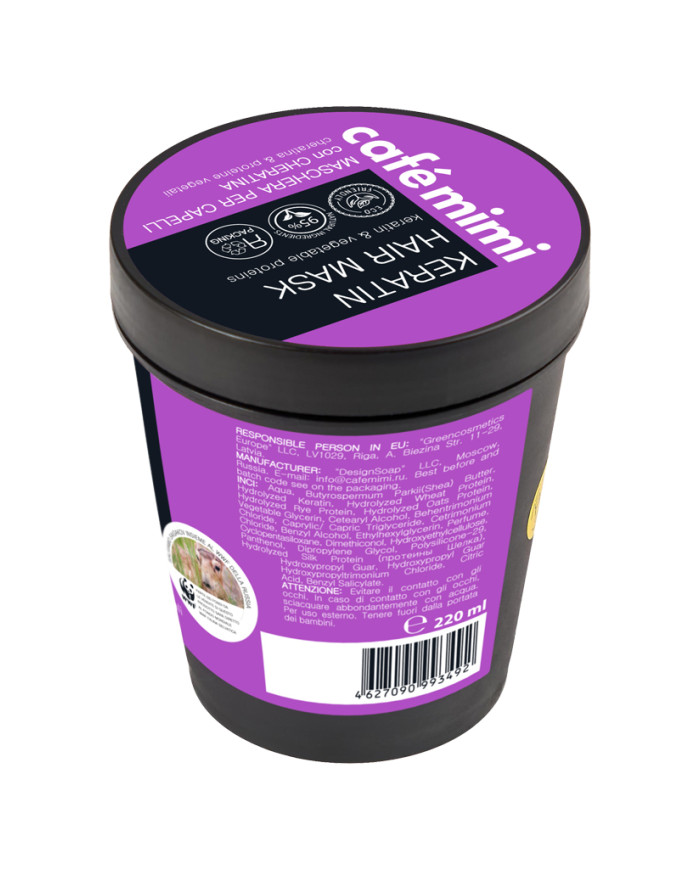 CAFE MIMI - MASCHERA CAPELLI CON CHERATINA