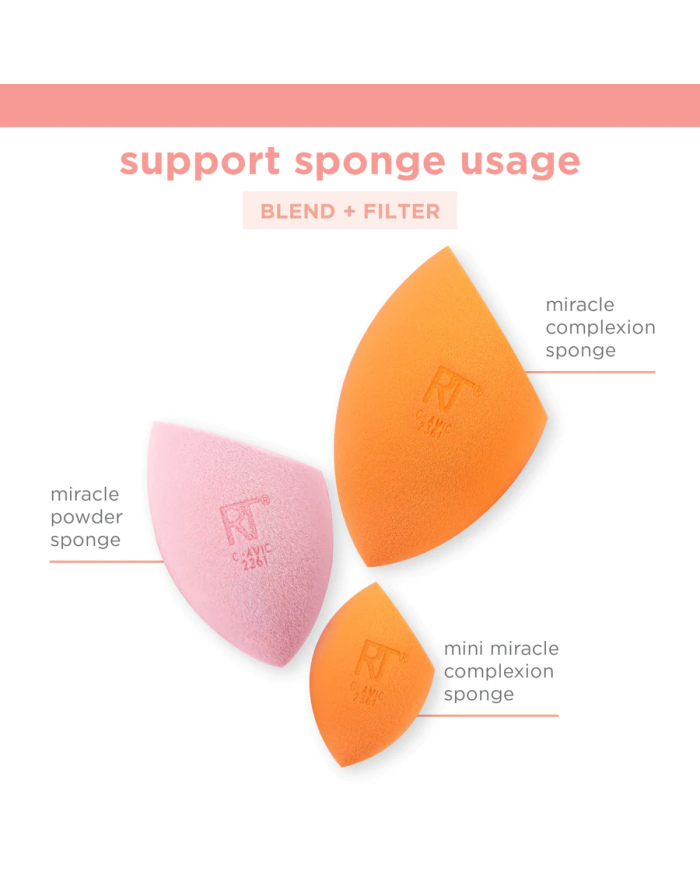 ULTIMATE SPONGE TRIO - TRIO SPUGNETTE VISO