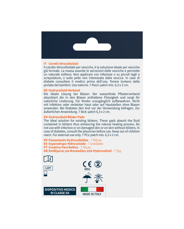 CEROTTI IDROCOLLOIDALI 7 PZ - TECNIWORK