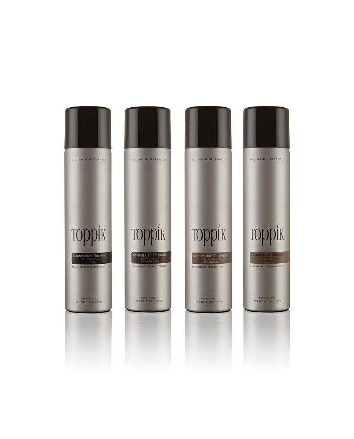 COLORED HAIR THICKENER SPRAY 150ML D.BROWN-TOPPIK