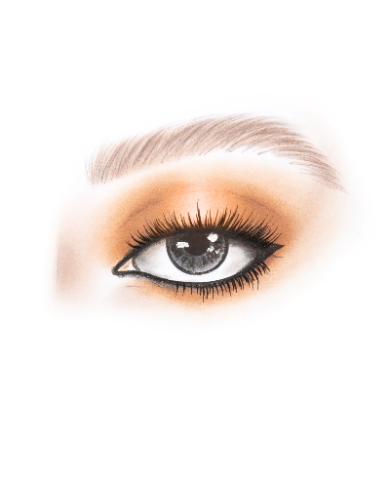PLAYINN SHEEN TANGERINE EYE SHADOW PALETTE